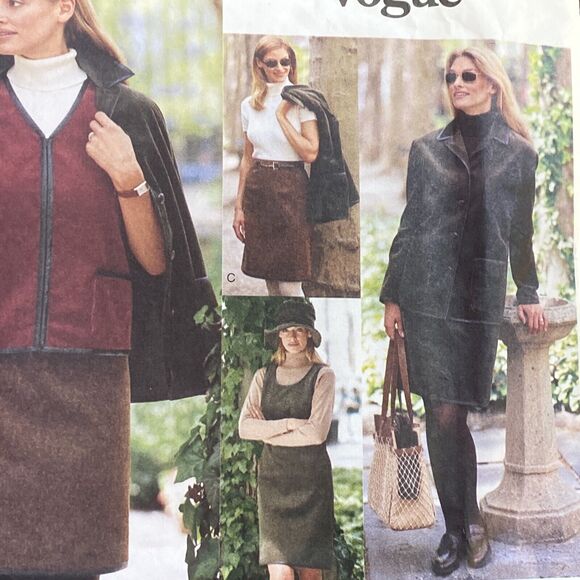Vintage Vogue sewing pattern #1854 women plus size 20-22-24 career wardrobe 1996 - Picture 2 of 5
